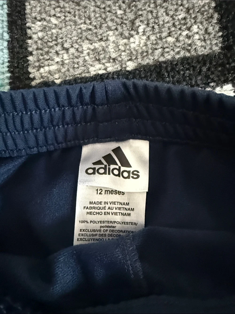 adidas Navy and Gold Kids Track Jacket & Pants